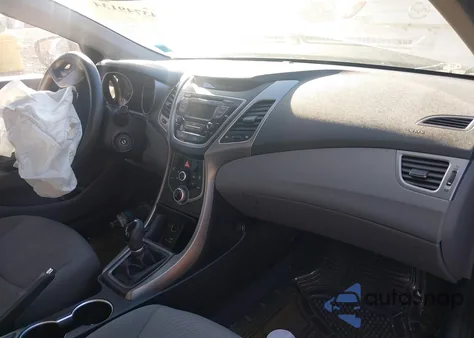 2016 Hyundai Elantra Se from USA, damaged, VIN 5NPDH4AE5GH726574